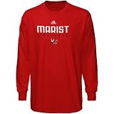 adidas Marist Red Foxes Red Sideline Long Sleeve T shirt (X Large) 41WKz3runmL. SL160 adidas Marist Red Foxes Red Sideline Long Sleeve T shirt (X Large)
