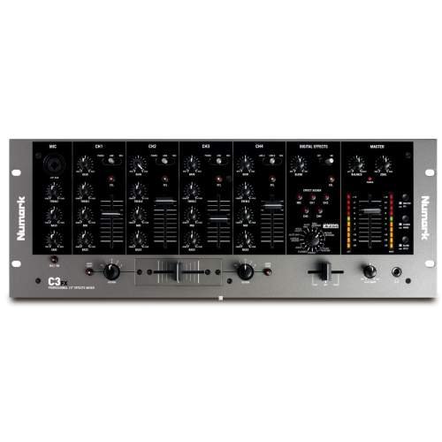 Numark C3FX Four-Channel Rack Mixer with Built-in Effects