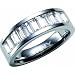 DKNY NJ1074040 Ladies Steel Ring With Crystals