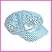 Blue Sequin Newsboy Hat Diva Hat