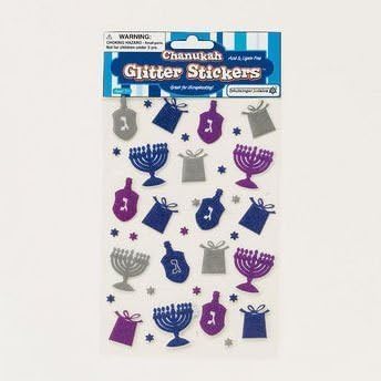 Rite Lite TY-14345 Chanukah Glitter Stickers by Chanukah Stickers