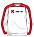 Lotto Sweatshirt Fl Open, Herren, weiß/rot