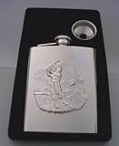 Stainless Steel Golfing Golf Golfer Flask -8oz