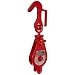 Gunnebo Johnson LD 1S 8B H Laydown Block, 1/2" - 5/8" Rope, 1 ton Load Capacity, 8" Sheave