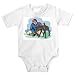 Onesie with man, hunting, human, body, individuals, sandwich, individual, doberman, persons, dogs, humans, food, people, person, dog, terrier, snack, share
