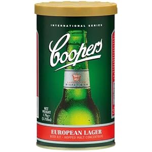 Complete Coopers Brewery European Lager Beer Kit Package