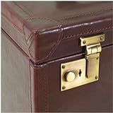 Maxwell Scott - Vanity case en cuir noir (Bellino)