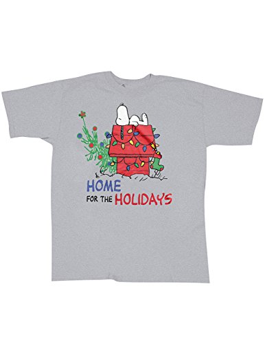 Snoopy Home For The Holidays T-Shirt Yuletide Christmas Lights