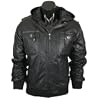Baronjon Black Hooded Nappa leather Jacket