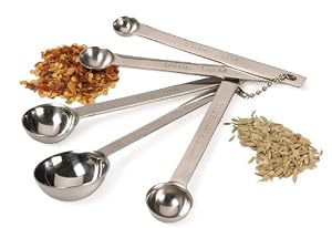 Buy RSVP International - Rsvp International Rsvp Stainless Steel Measuring Spoon 5 Pc New