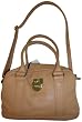 Women's Calvin Klein Purse Handbag Leather Satchel Camel Style No. H1LKDA013