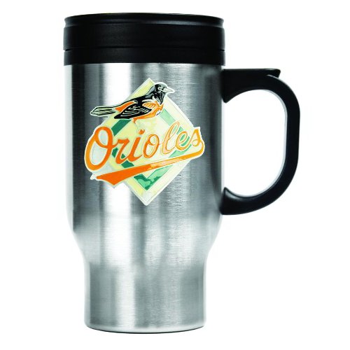 MLB Baltimore Orioles Stainless Steel Travel Mug 16oz