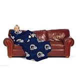 St. Louis Rams Adult Comfy Throw Blanket with Sleeves