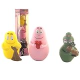 Plastoy - 60818 - Jouets d'éveil - Tube Eveil 3 Figurines - Barbapapa avec Barbapapa Coeur, Barbidou et Barbalala