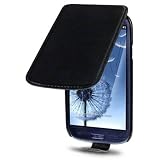 SAMSUNG i9300 GALAXY S3 HANDY LEDER TASCHE CASE H�LLE IN SCHWARZ, QUBITS RETAIL VERPACKUNGvon "QUBITS"