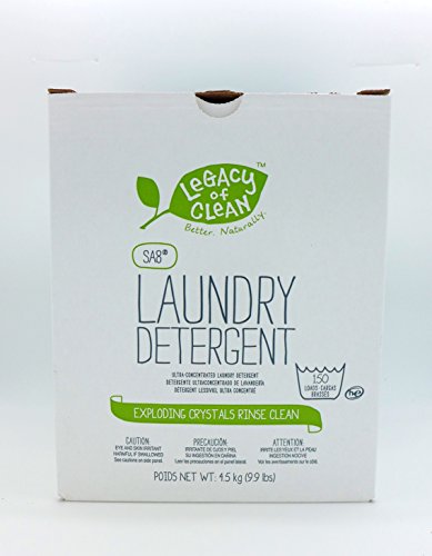 Legacy of Clean SA8® + BIOQUEST® Concentrated Powder Detergent (9.9 lbs./4.5 kg) 150 Use(s) per Bag (refill)