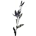 Factory Direct CraftÂ® Group of 6 Handwrapped Variegated Silvery Blue Lily Floral Stems for Holiday and Home Decor