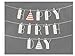 Note Card Cafe Happy Birthday Card Assortment with Gray Envelopes | 144 Pack | Fanciful Birthday Wishes Designs | Blank Inside, Glossy Finish | Bulk Set for Greeting Cards, Occasions, Birthdays