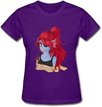LT6H7S Undyne Logo Undertale T-Shirts for Womens