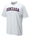 Gonzaga Bulldogs White Classic College Short Sleeve Tee Shirt By Nike Team Sports (XXL=52)