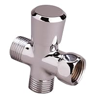 Alsons 4923PK Three-Way Deluxe Shower Arm Diverter, Chrome