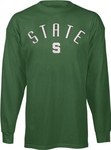 Buy Michigan State Spartans Youth Big Hit Long Sleeve T-Shirt