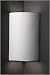 Justice Design Group 1885-RRST Smooth Faux Real Rust Ambiance Functional Corner Sconces Wall Sconce from the Ambiance Collection