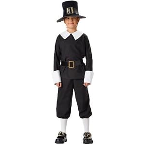 California Costume CHILD Pilgrim Boy Costume