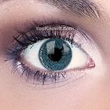 Aqua Funky Eyes Contact Lenses (Pair)