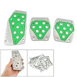 Amico Green Nonslip Dot Gas Brake Clutch Pedal Cover for MT Car Amico Green Nonslip Dot Gas Brake Clutch Pedal Cover for MT Car
