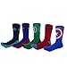 Men's Superman Figure cotton socks pack of 5 WZM0023