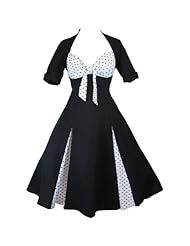 Plus Size Polka Dot Print Spandex Party Dress 