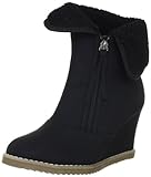 Buffalo Girl 331008 JS-6123 PU 139681, Damen Fashion Halbstiefel & Stiefeletten, Schwarz (BLACK773), EU 39