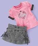 GUESS? Baby Girl Heart Tee