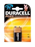Duracell Plus MN1604 Alkaline 9 V Battery