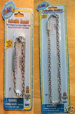 Webkinz Charm Bracelet and Necklace Set