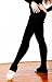 Black Extra Long Skinny Leg Stretch Knit Leg Warmers by KD dance, 40 Inch Long, High Quality, Soft & Unique, Made For Long Legs Wanting Upper To Top of Thigh Coverage, Made In New York City USA