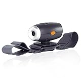 GSI Super Quality High-Definition Helmet Action Audio/Video DVR Camera/Camcorder - USB Interface, Internal Microphone - Helmet Strap and 4 GB Memory Card Included, For Biking, Cycling, Racing, Skiing Etc.
