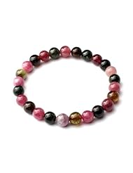 Limited Sales Promotion O-stone 3A Tourmaline Love of Rainbow Bracelet Grounding Stone Protection 7mm