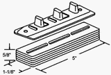 Prime Line Prod. 161933 Bi-Fold Door Guide And Carpet Risers