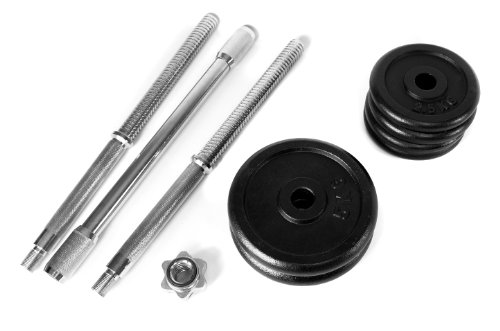 FA Sports Kurzhantel Set 25kg MAXX3, schwarz, 57x25x13 cm Preisvergleich