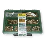 Spax 4101020000767 Multimaterial Screw Assortment Kit, Small, Yellow Zinc