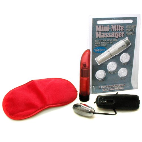 Red Love Mask Blindfold Vibrating Sextoy Adult Sex Toy Kit
