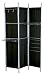 Adesso Hang It Up Folding Screen, Black/Steel