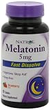 Natrol Melatonin 5mg ,Strawberry Flavored, 90 Fast Dissolve Tablets