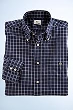 Long Sleeve Medium Check Poplin Shirt