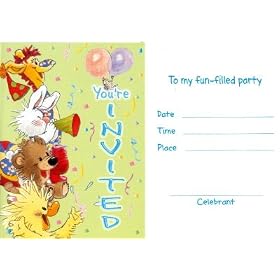 Little Suzys Suzy's Zoo 6 Birthday Party Invitations You're Invited
