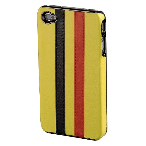 Hama Stripe Handytasche f&uuml;r Apple iPhone 4 gelb/schwarz/rot Preisvergleich