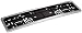 Unitec 84524 Kennzeichenhalter Chrom gebogen