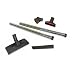 Qualtex Replacement Tool Kit For MIELE & BOSCH Vacuum Cleaners. Fits All Models With 35mm Diameter Fitting Pipes. Includes 2 Rods, 1 Large Floor Brush, 1 Crevie Tool, 1 Upholstery Tool, 1 Stair Brush.